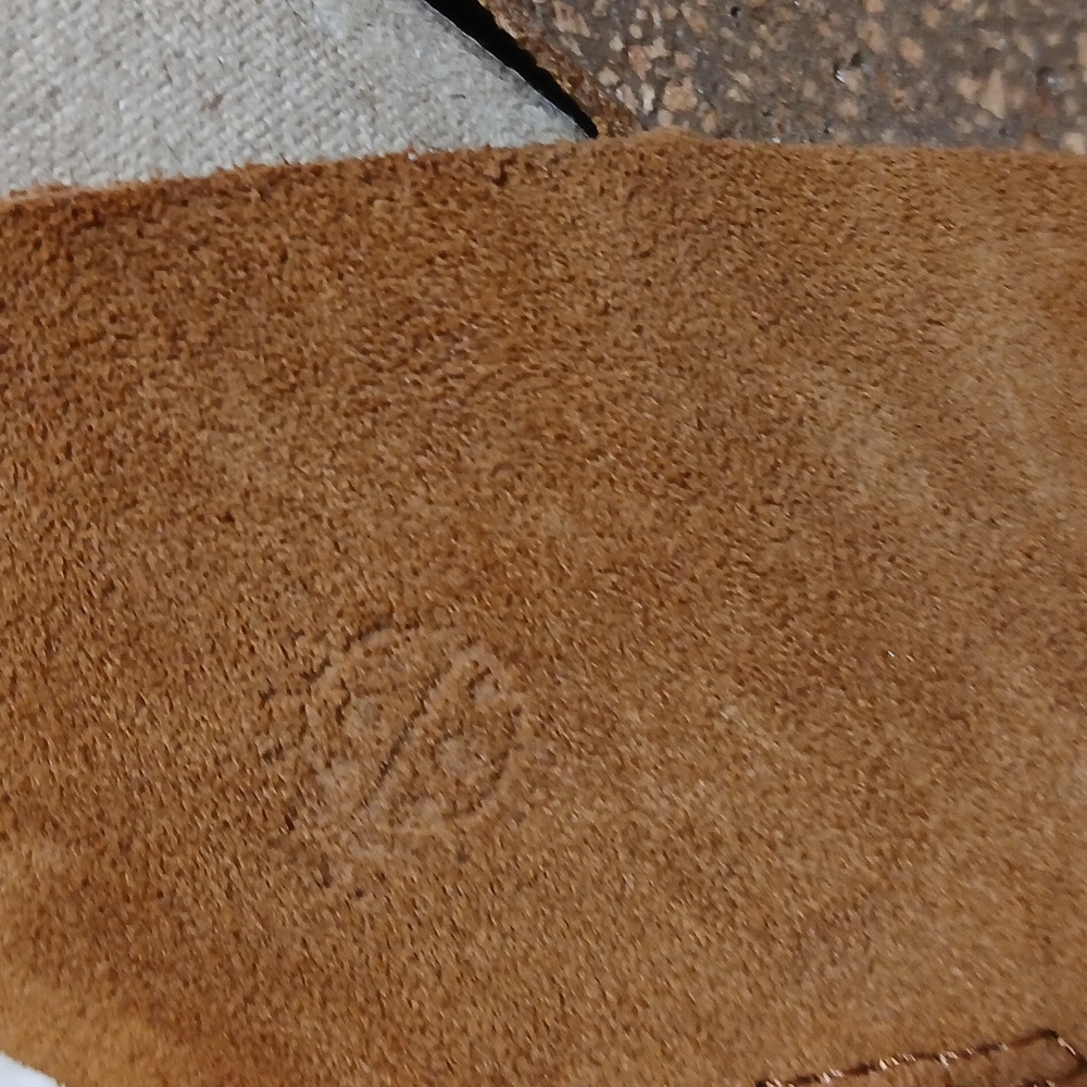 Yokono Mora Suede Cross-Strap Wedge Sandals Size 7.5 - Picture 2 of 7